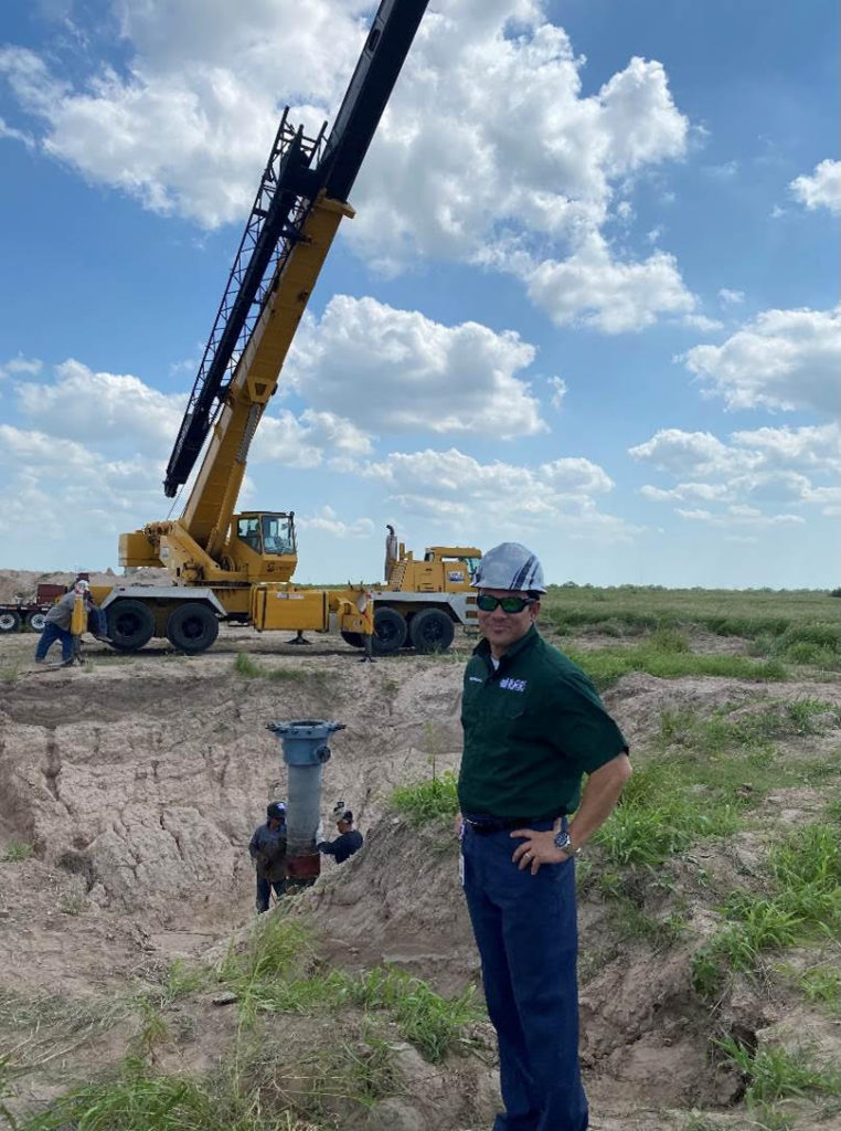 Mark Vega (McAllen Public Utility, G.M.) Visits Sage Geosystem™ Site